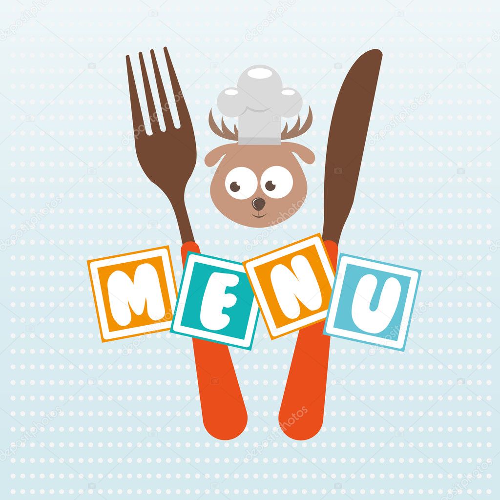 depositphotos 113804332 stock illustration kids menu design